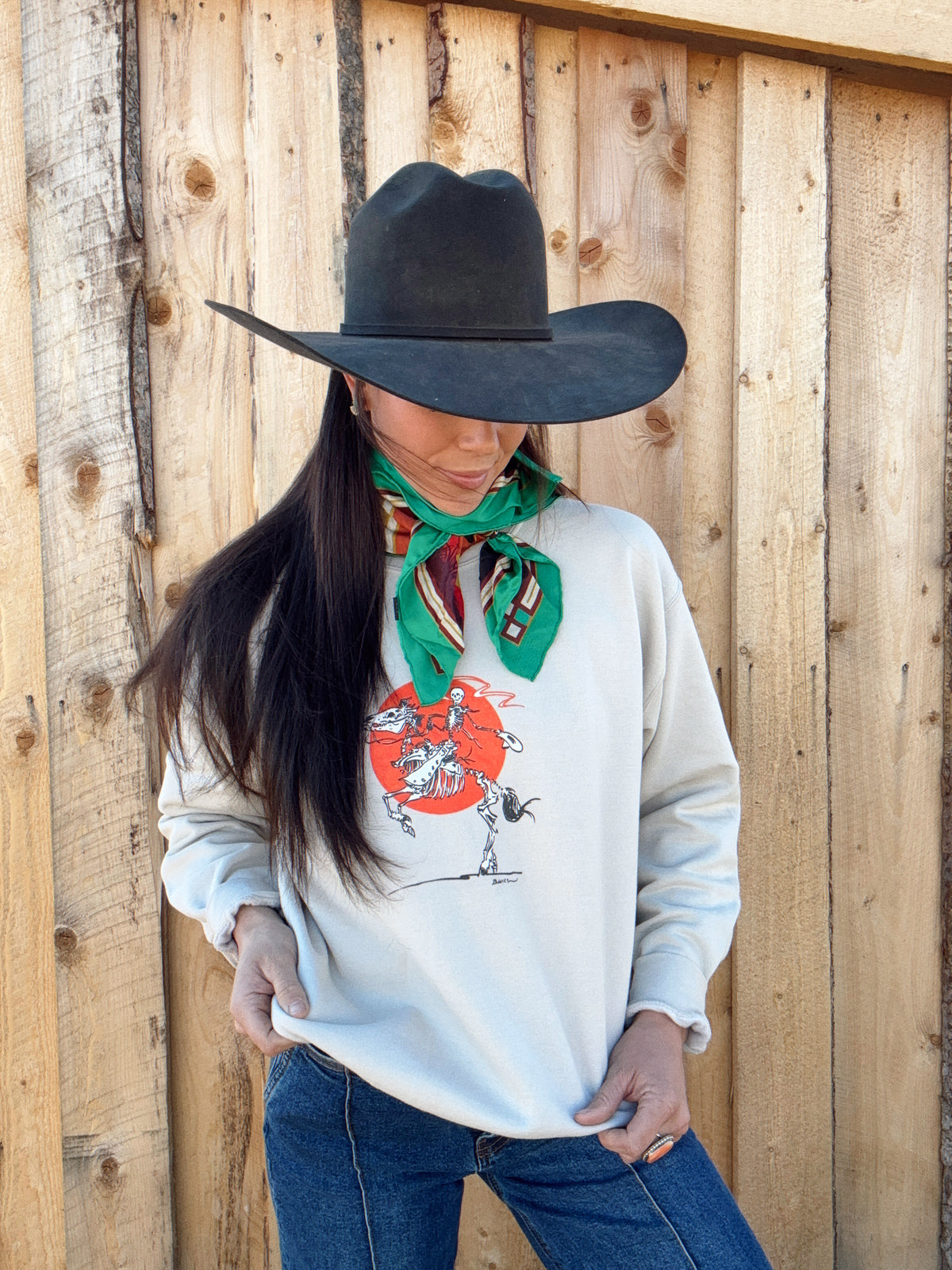 Halloween Cowboy Crew - Teal Blake