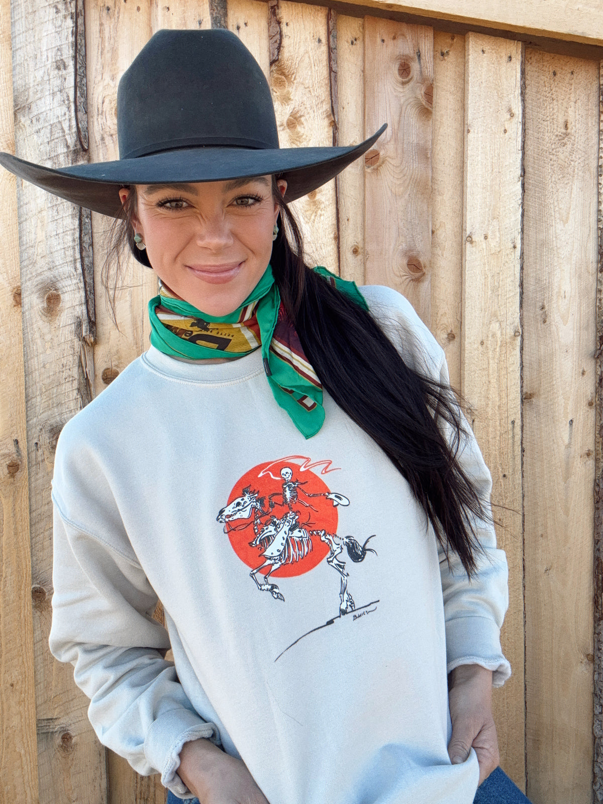 Halloween Cowboy Crew - Teal Blake